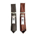 Perry Ellis Portfolio Men's Ties Lot of 2 Bartolle Mini in Brown and Rust
