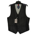 Daniel Cremieux Suit Vest Men's Large Italian Fabric Wool Blend Charcoal