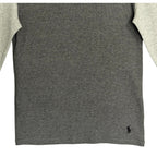 Polo Ralph Lauren Sleepwear Men's Small Crew Neck Long Sleeve Shirt Grey