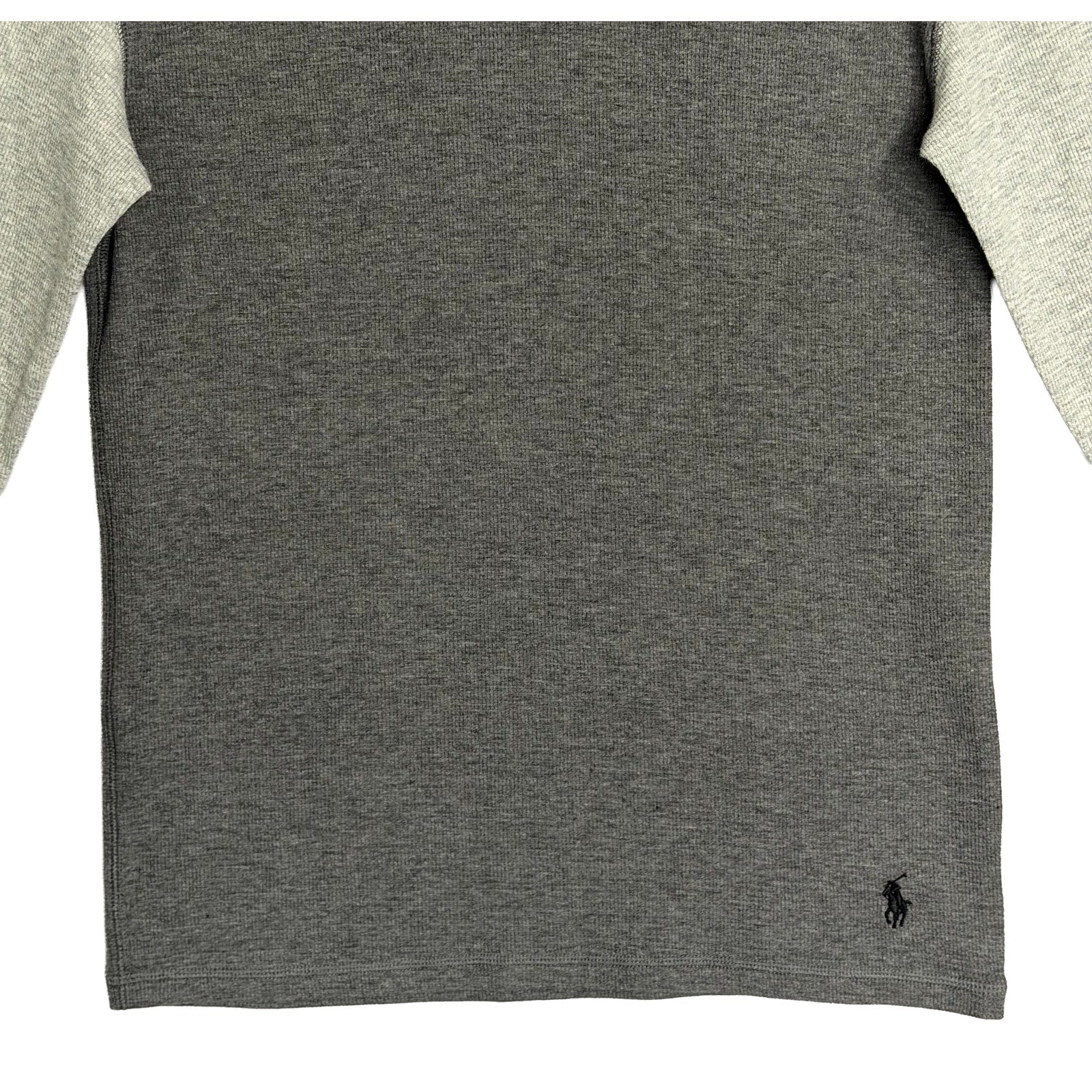 Polo Ralph Lauren Sleepwear Men's Small Crew Neck Long Sleeve Shirt Grey