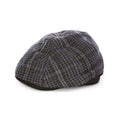 Daniel Cremieux Blue Label Plaid Driver Hat Grey Plaid Small/Medium