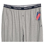 Nautica Sleep Pant Men's XL RestLuxe Elastic Waist Pockets Gray Heather