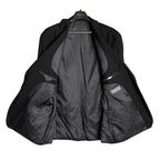 Michael Kors Suit Jacket Men's 50L Modern Fit Airsoft Stretch Solid Black