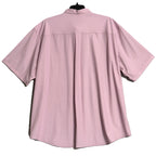 Johnnie-O Dress Shirt Men's 4XLT Big & Tall Short Sleeve Button-Up Pink