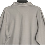 Daniel Cremieux Polo Shirt Men's XL Long Sleeve Pima Cotton Lt Grey Heather