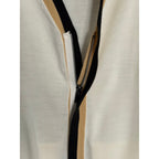 Murano Full-Zip Cardigan Sweater Men's XL "The Murano Show" Retro Look Cream