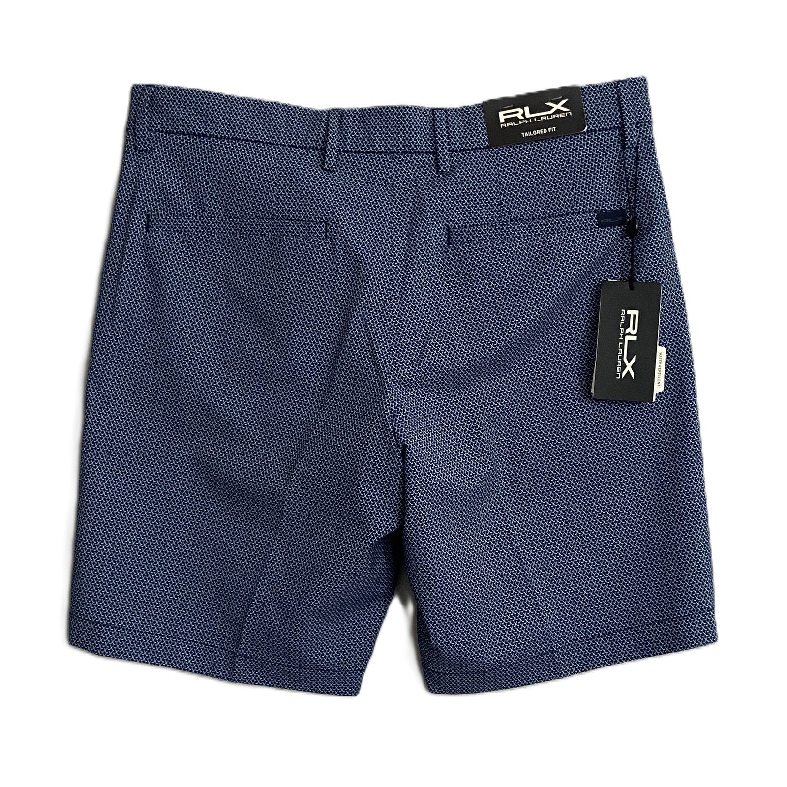 Ralph Lauren RLX Golf Shorts Men's 30W Tailored Fit Woven Navy Blue