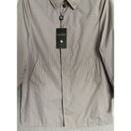 Lauren Ralph Lauren Coat Men's 40 Short Coat Stanza Cream Brown Houndstooth