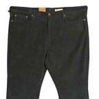 Daniel Cremieux Corduroy Pants Men's 46"x30" Straight Fit Stretch Charcoal