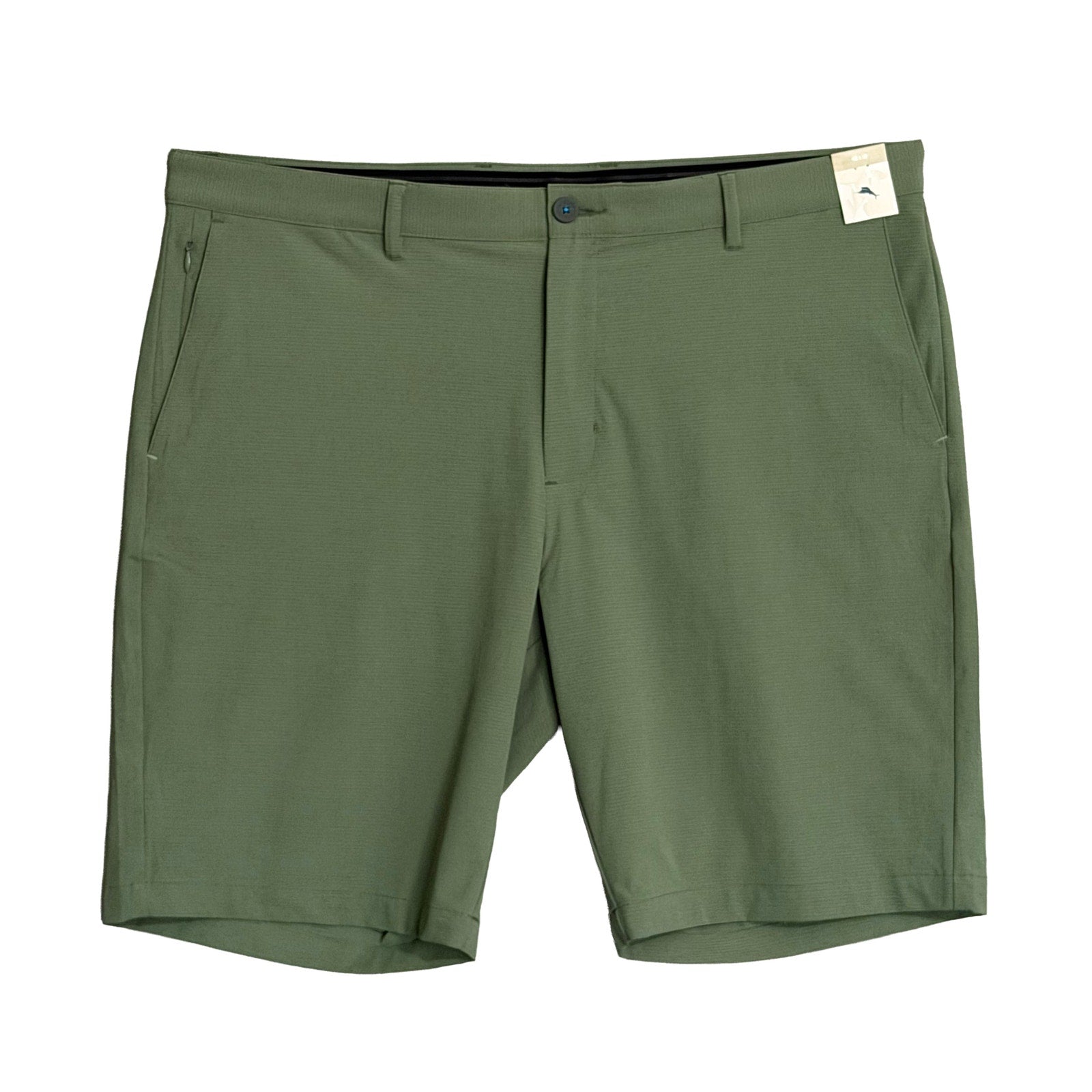 Tommy Bahama Men's 40" x 10" "Chip Shot Short" Dark Jade 5-Pocket Stretch