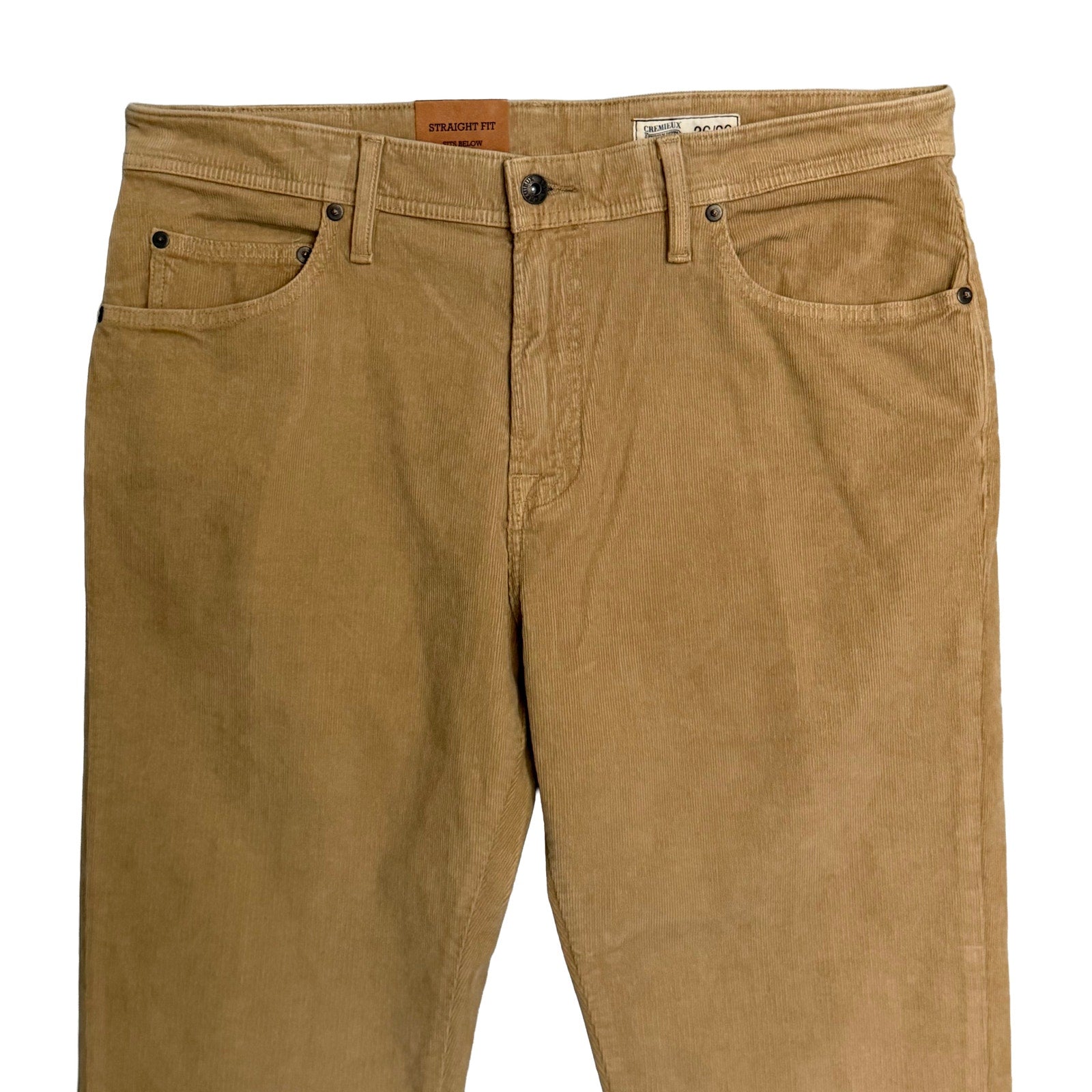 Daniel Cremieux Corduroy Pants Men's 36"x36" Straight Fit Stretch Wheat