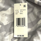 Johnnie-O 1/4 Zip Pullover Men's Small Lightweight Stretch Fabric Gray Camo