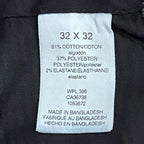 Haggar Premium No Iron Khaki Men's 32x32 Dress Pant Classic Fit Pleated Blue