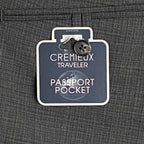 Daniel Cremieux Dress Pant Men's 46R Traveler Raw Hem Comfort Waistband Grey