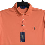 Polo Ralph Lauren Polo Shirt Classic Fit Short Sleeve Orange Men's Medium