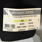 Michael Kors Hanover Overcoat Men's 38 Regular Slim Fit Wool Blend Black