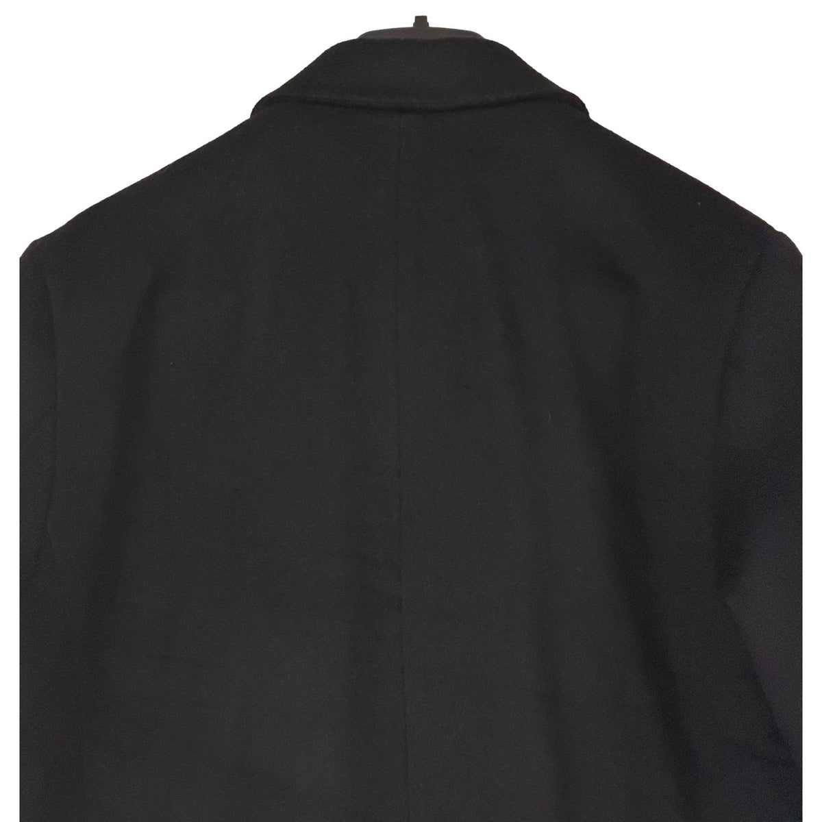 Michael Kors Hanover Overcoat Men's 38 Regular Slim Fit Wool Blend Black
