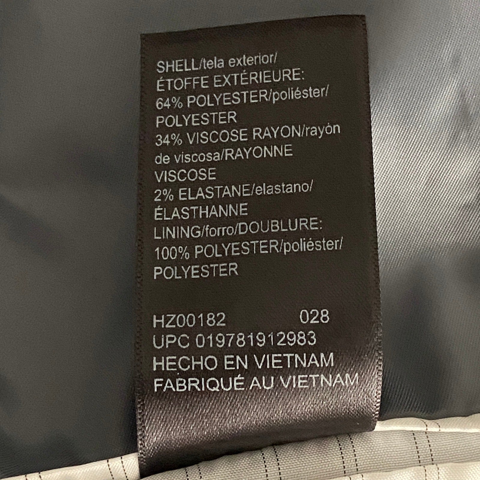 Haggar Suit Jacxket Men's 42S Classic Fit Premium Stretch Charcoal