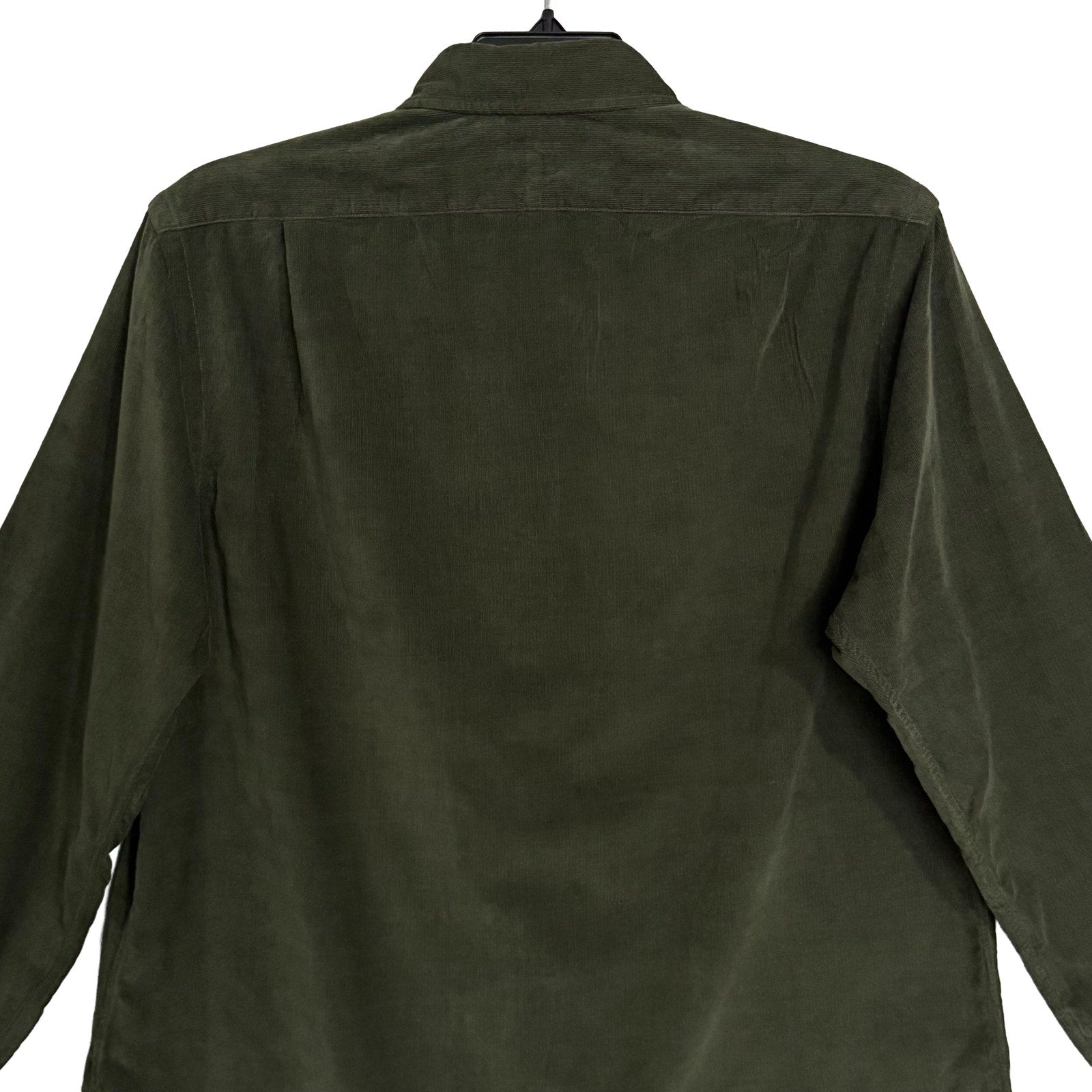 Polo Ralph Lauren Shirt Men's Large Corduroy Classic Fit Long Sleeve Olive