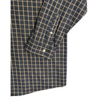 Faherty Coastline Knit Shirt Men's 3XLT Big & Tall Supima Cotton Twilight Check