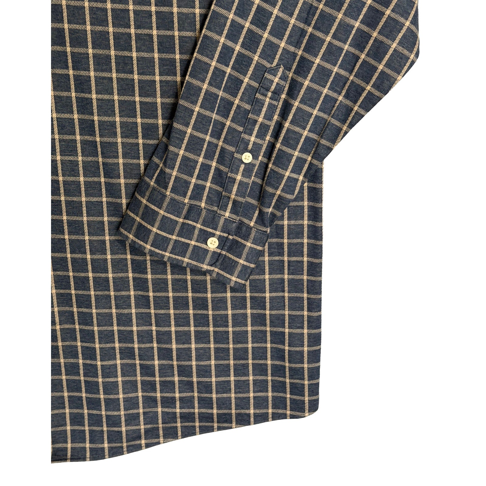 Faherty Coastline Knit Shirt Men's 3XLT Big & Tall Supima Cotton Twilight Check