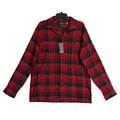 Polo Ralph Lauren Men's Large Performance Camp Shirt Classic Fit Red Black