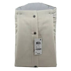 Alfani Dress Shirt Alfatech Men's Small 14-14.5 32/33 Long Slv Button Up Tan