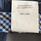 Nautica Ceylon Dress Pant Men's 42x32 Flat Front Active Stretch Dark Grey