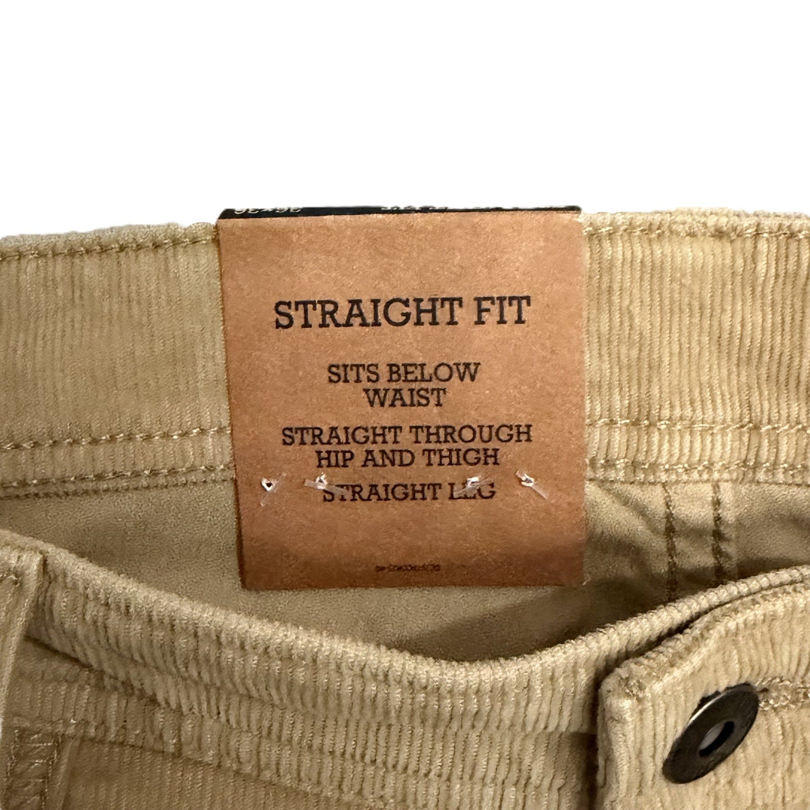 Daniel Cremieux Corduroy Pants Men's 36"x36" Straight Fit Stretch Wheat