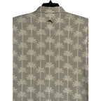 Tommy Bahama Polo Shirt Men's Medium "San Lucio Palm Lane Polo" Chinchilla