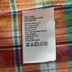 Tommy Bahama Shirt Men's Medium "Barbados Breeze Stretch" Plaid Linen Blend
