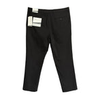 Perry Ellis Portfolio Pants Men's 36"x29" Slim Fit Dress Pant Solid Black