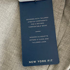 Hart Schaffner Marx Pant Men's 42x30 Dress Pant Platinum New York Fit Gray