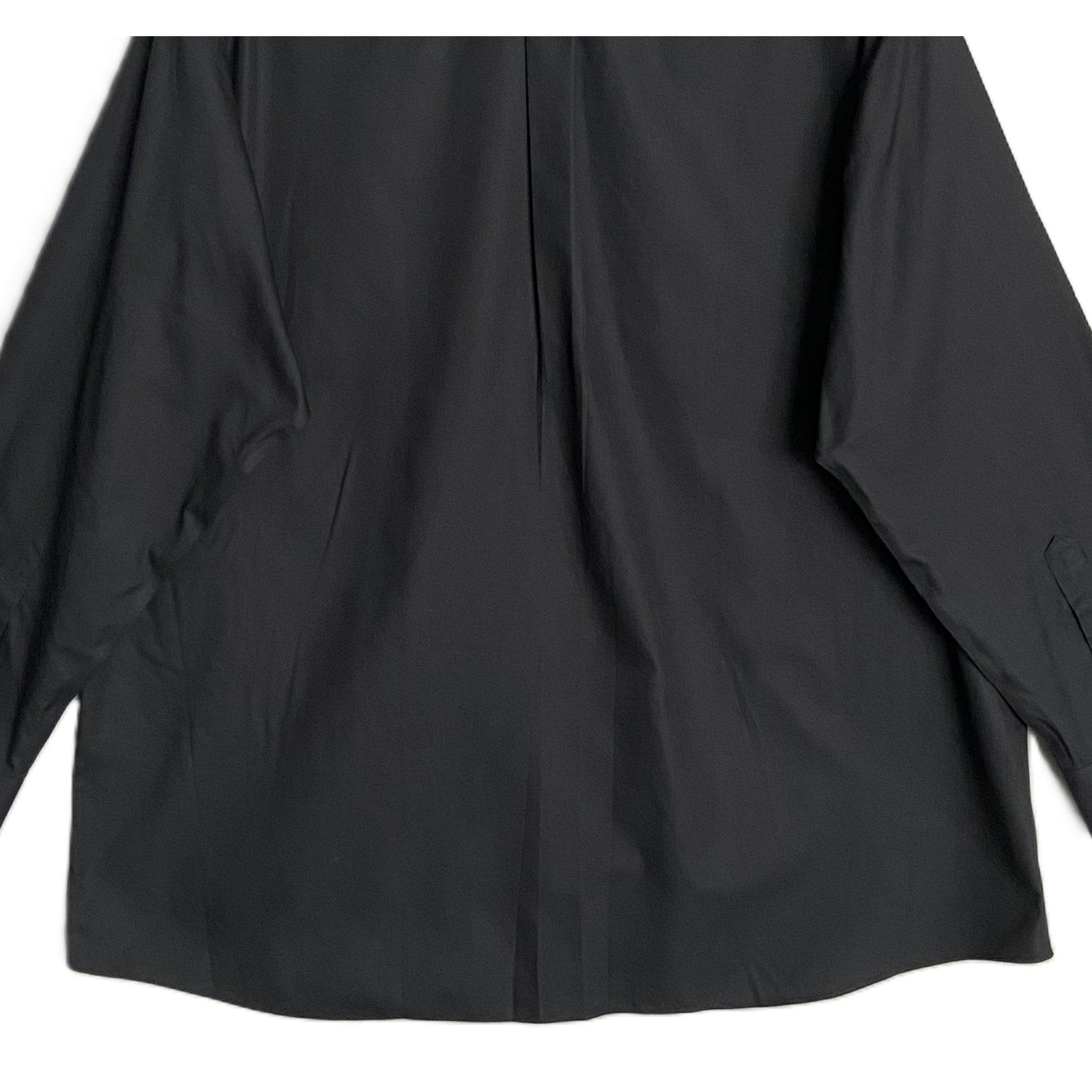 Roundtree & Yorke Dress Shirt Men's 20 36/37 Tall Slim Cotton Twill Black