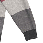 Daniel Cremieux Pullover Sweater Men's XL Fine Merino Wool Gray Burgundy