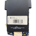 Tommy Hilfiger Tie Men's Bow Tie & Pocket Square Navy & Yellow Martini Print