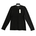 Daniel Buchler T-Shirt Men's Small Crew Neck Long Sleeve Stretch Solid Black