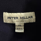 Peter Millar Cotton Cashmere Corduroy Sport Shirt Men's XL Navy Blue