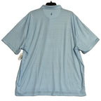 Johnnie-O Polo Shirt Men's 4XLT Big & Tall Short Sleeve Stretch Blue Geo