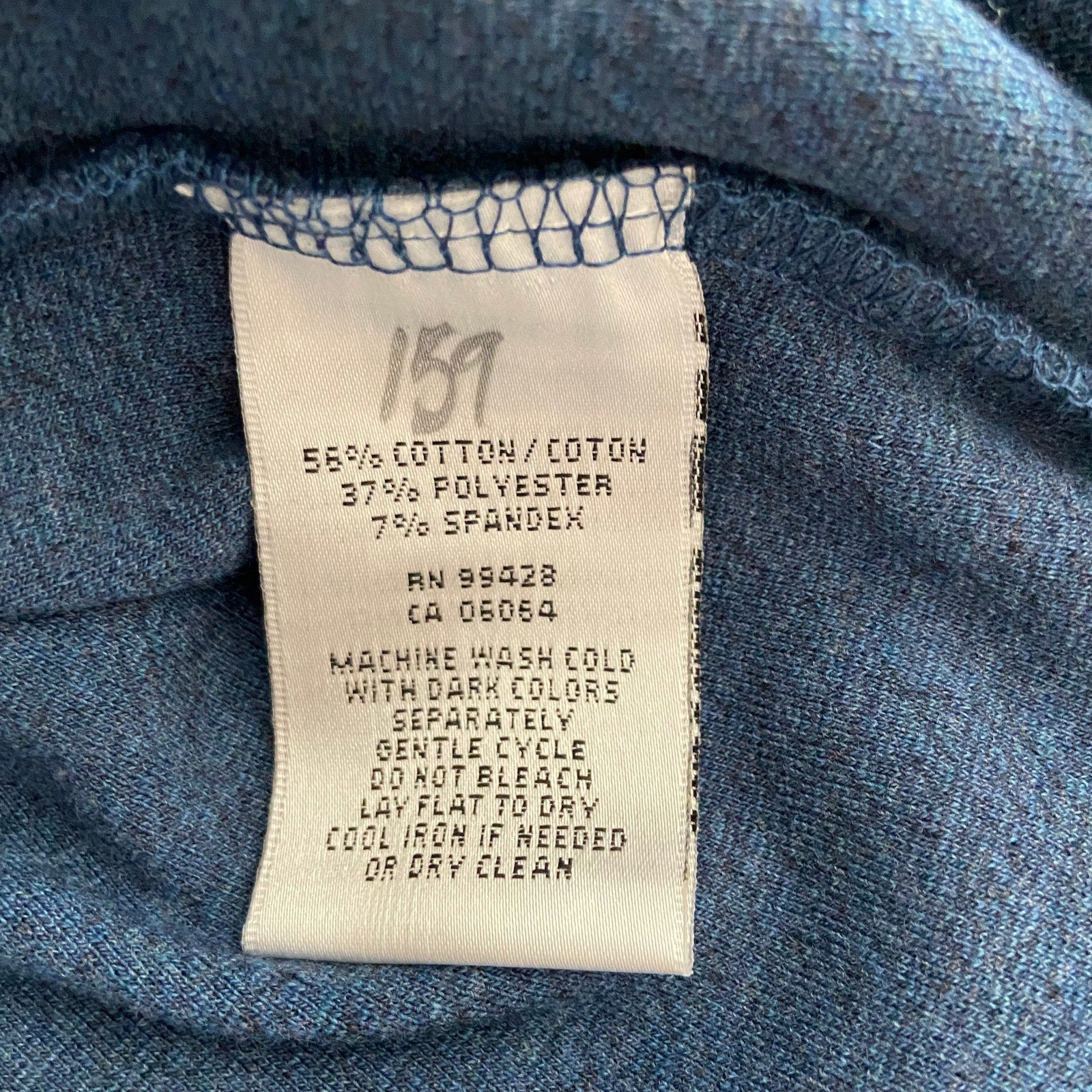 Bugatchi 1/4-Zip Pullover Men's XXL Mock Neck Stretch Fabric Navy Blue