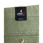 Johnnie-O Shorts Men's 32W Cotton Linen Blend Flat Front Blue Surf