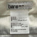 Bar III Dress Pants Men's 36"x32" Slim Fit Wool Blend Stretch Light Blue