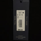 Hart Schaffner Marx Sweater Vest Men's 2XT Big & Tall V-Neck Wool Black NWT