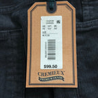 Daniel Cremieux Corduroy Pants Men's 46"x30" Straight Fit Stretch Charcoal