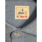 Johnnie-O Polo Shirt Men's XXL Short Sleeve Stretch Fabric Blue Heather