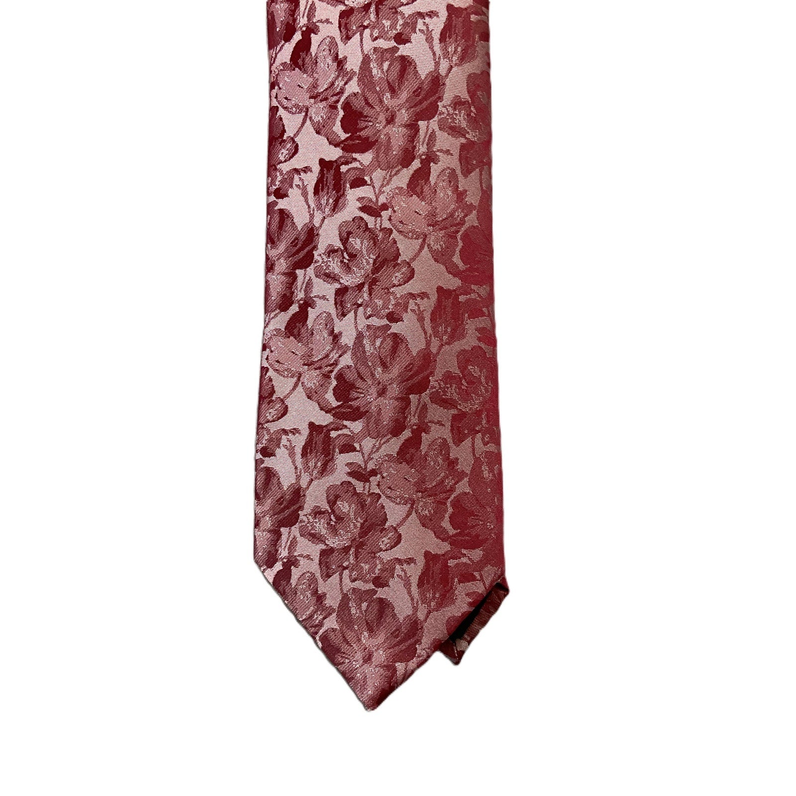Michael Kors Necktie 3" Rose Carman Floral Standard Length Silk Blend