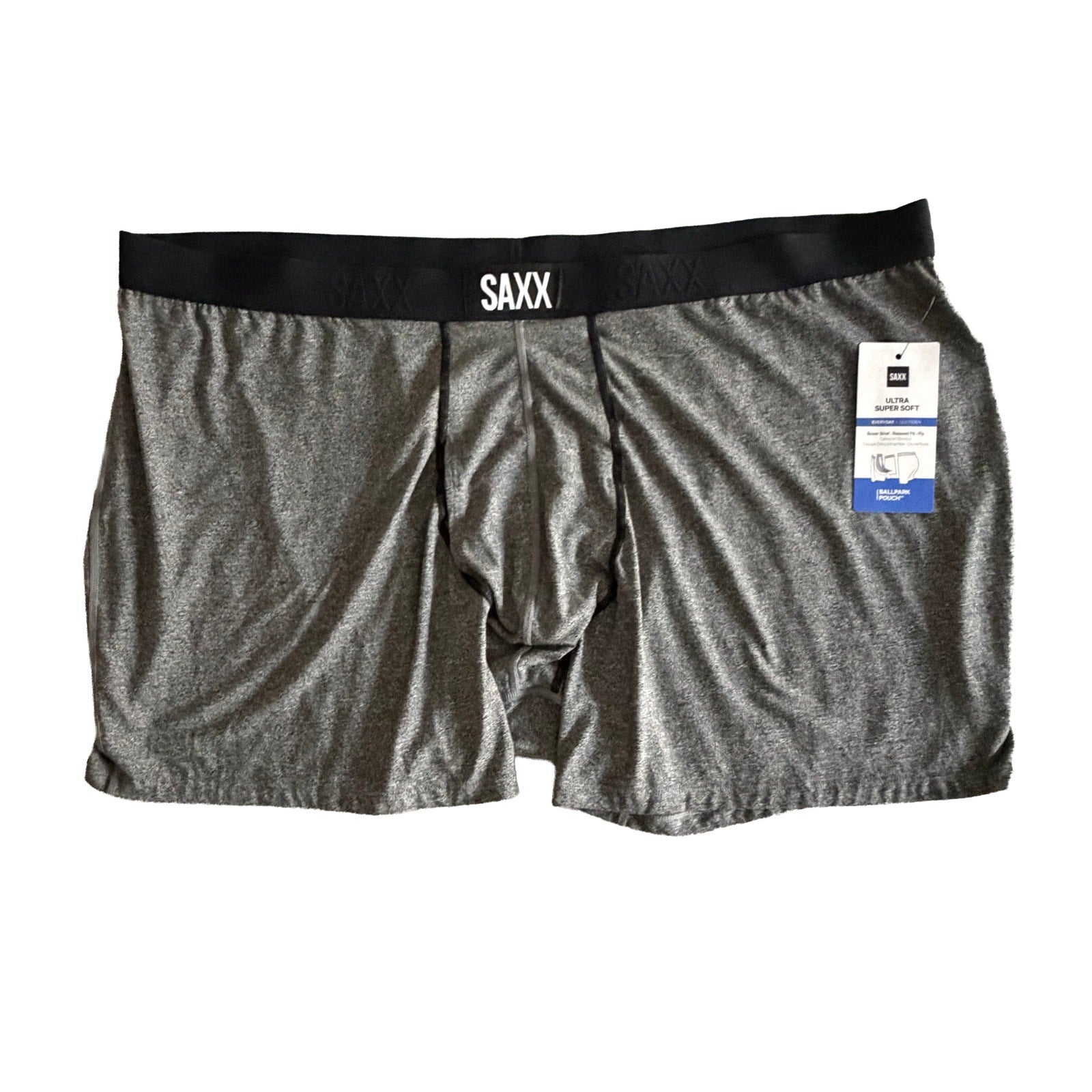 Saxx Boxer Briefs w/Fly Lot of 5 Men's 4XL Ballpark Pouch Fly Multicolor