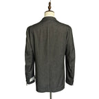 Michael Kors Sport Coat Men's 46 Long Classic Fit Charcoal Herringbone