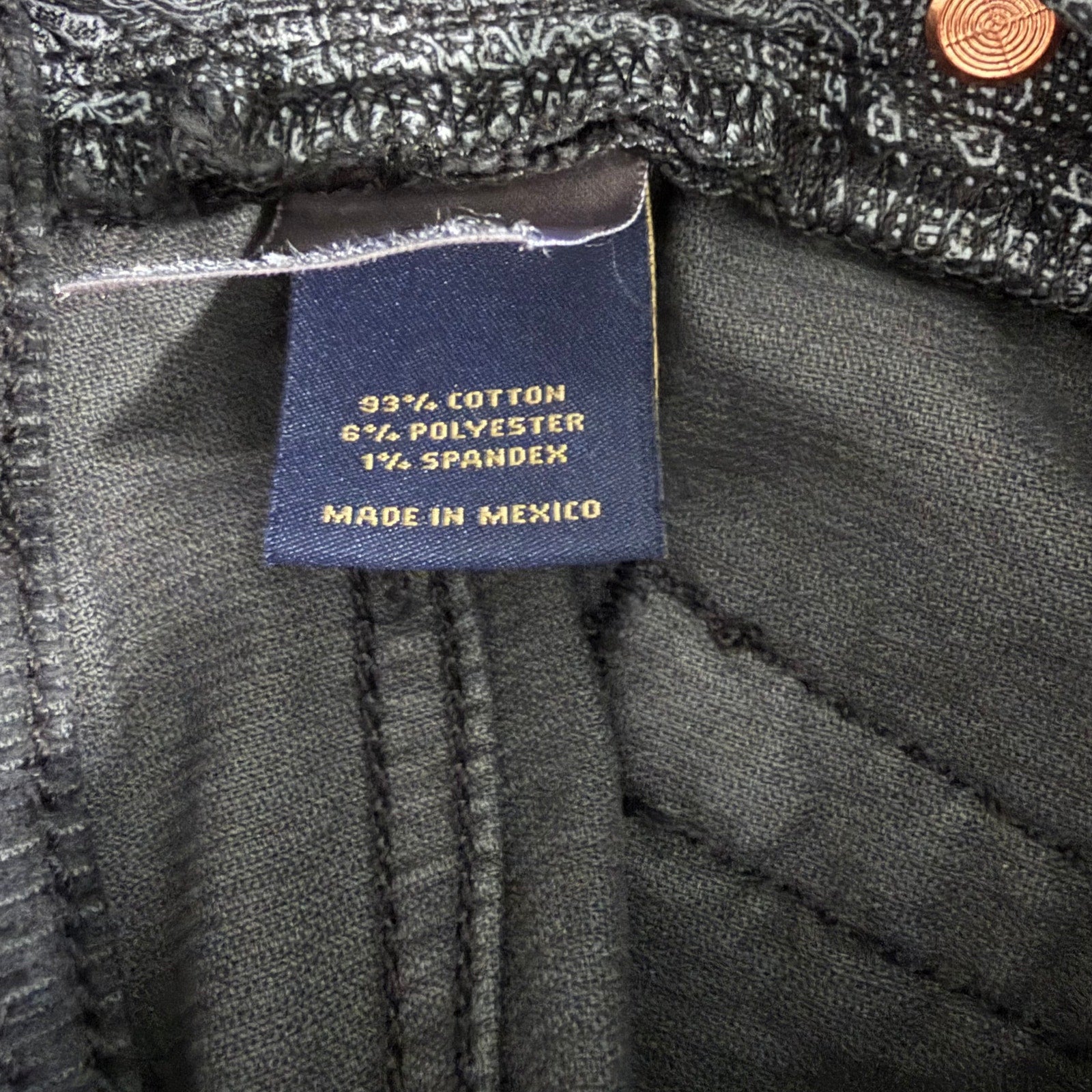 Daniel Cremieux Corduroy Pants Men's 34"x34" Straight Fit Stretch Charcoal