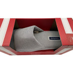 Club Room Men's Slippers Cushioned Bed Slides Comfort Soles Chambray L 10-11